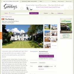 The Rectory / Devon / England / Britain / self-catering / Sawdays - Alastair Sawday's Special Places to Stay.