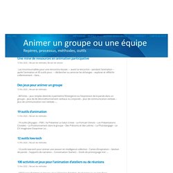 Méthodes d’animation