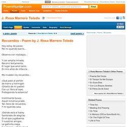 Recuerdos Poem by J. Rosa Marrero Toledo