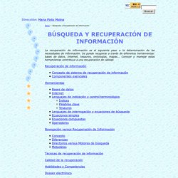 Búsqueda y recuperación de información (e-COMS)