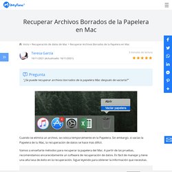 Recuperar Archivos Borrados de la Papelera en Mac