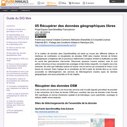 05-Recuperer-Des-Donnees-Geographiques-Libres / Guide du SIG libre