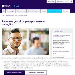 Recursos gratuitos para professores de inglês