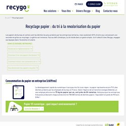 Recyclage du papier : tri, collecte, et revalorisation