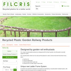 Recycled Plastic Garden Railway Products from Filcris Ltd