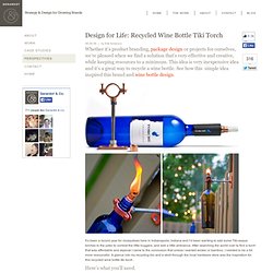 Wine bottle to Tiki Torch How-to