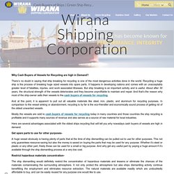 Green Ship Recycling Company in Singapore