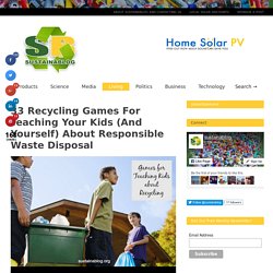 Recycling Games For Kids