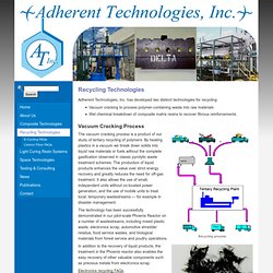 Recycling Technologies - Adherent Technologies