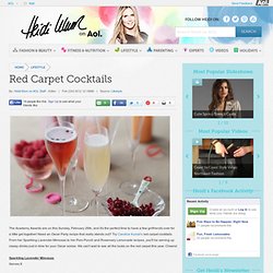 Red Carpet Cocktails