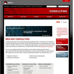 Consulting - Open source consulting from the open source technol