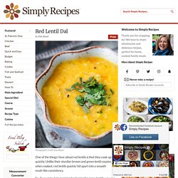 Red Lentil Dal Recipe