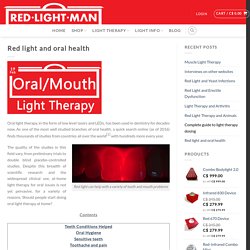 Red light and oral health - Red Light Man