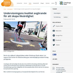 Pedagog Göteborg - Pedagog Göteborg är en redaktionell webbplats för pedagoger och skolledare i Göteborgs Stad