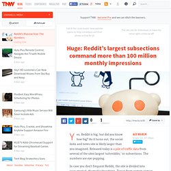 Reddit's Massive Size: The Numbers