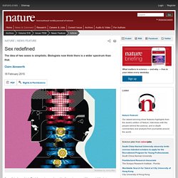 Sex redefined : Nature News & Comment
