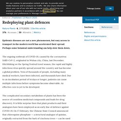 Redeploying plant defences