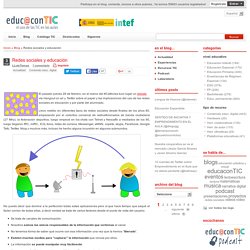 Redes sociales y educación