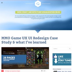 MMO Game UX UI Redesign Case Study & what I've learned - BuiltbyG - Blog about Web & Graphic Design