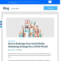How to Redesign Your Social Media Marketing Strategy for a COVID World