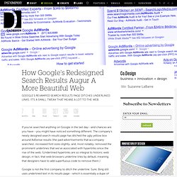 How Google's Redesigned Search Results Augur A More Beautiful Web