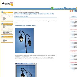 Redressement sous photoshop - tutoriel absolut photo