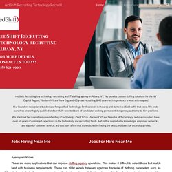 redShift Recruiting Technology Recruiting Albany, NY