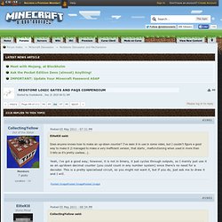 Redstone Logic Gates and FAQs Compendium - Minecraft Forum - Page 96