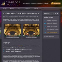 Reducing Camera Shake with Hand-Held Photos
