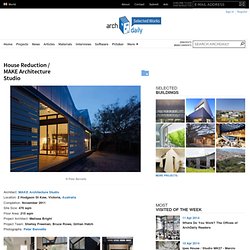House Reduction / MAKE Architecture Studio