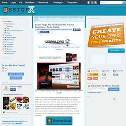 Sound Forge Pro 10.0d Build 503 + Noise Reduction + Dolby Digital
