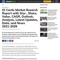 IO Cards Market Reearch Report with Size , Share, Value, CAGR, Outlook, Analysis, Latest Updates, Data, and News 2021-2028