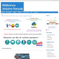 Référence Arduino français Main/Materiel Uno