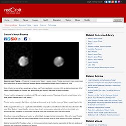 Saturn's Moon Phoebe - Solar System Reference Library