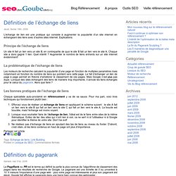 Le Référencement vu par Francois Goube - Consultant en référencement (SEO)