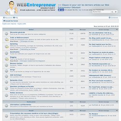 A lire - WebEntrepreneurDebutant.fr