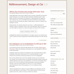 Référencement, Design et Cie - Blog SEO de Sébastien Billard
