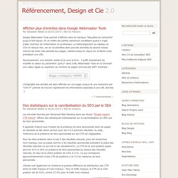 Référencement, Design et Cie