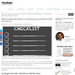 Référencement WordPress : la checklist pour améliorer le SEO de votre site