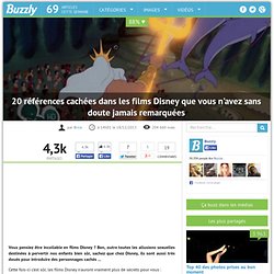 20 références cachées dans les films Disney que vous n'avez sans doute jamais remarquées