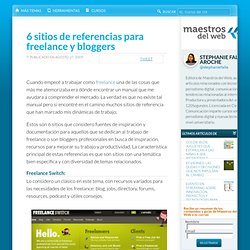 6 sitios de referencias para freelance y bloggers