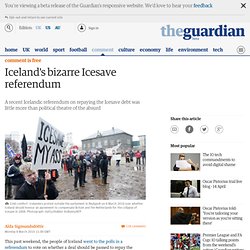 Iceland's bizarre Icesave referendum