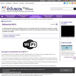 Référentiel Wi-Fi - Référentiel Wi-Fi