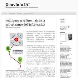 Politiques et référentiels de la gouvernance de l'information - GouvInfo IAI