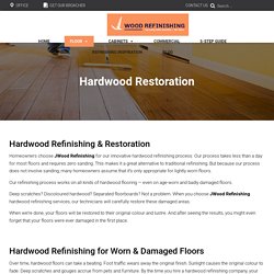 Hardwood Floor Refinishing, Restoration Services West Yorkshire