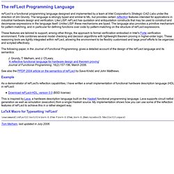 The reFLect Programming Language