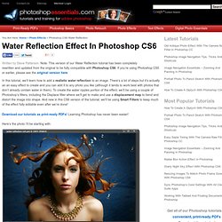 Water Reflection Effect In Photoshop CS6