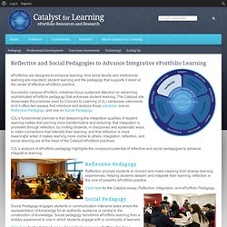 Reflective and Social Pedagogies to Advance Integrative ePortfolio Learning