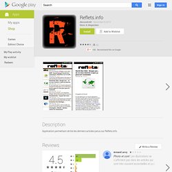 Reflets.info - Applications sur l'Android Market
