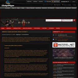 Réflexion: L'espace dans Diablo, Diablo 2 et Diablo 3